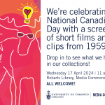 National Canadian Film Day at the Media Commons Poster